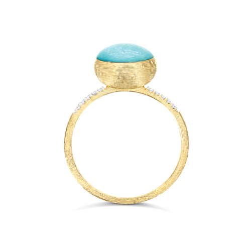 Nanis Boules Ring (AS1-609) aus Gelbgold mit Diamant