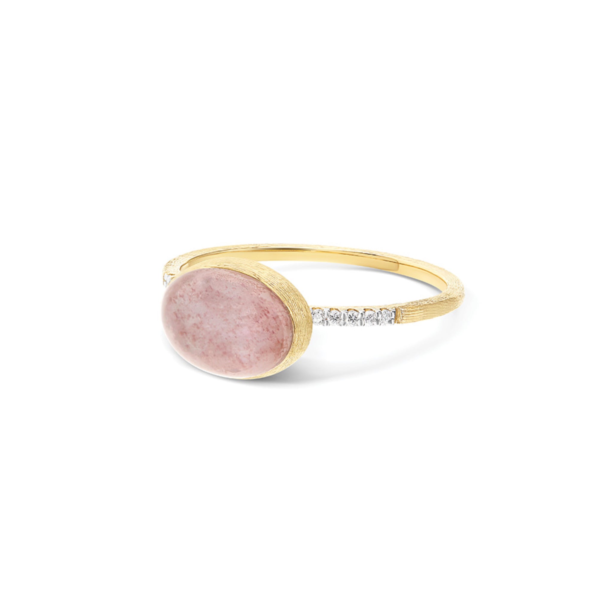 Nanis Boules Ring (AS3-609) aus Gelbgold mit Diamant