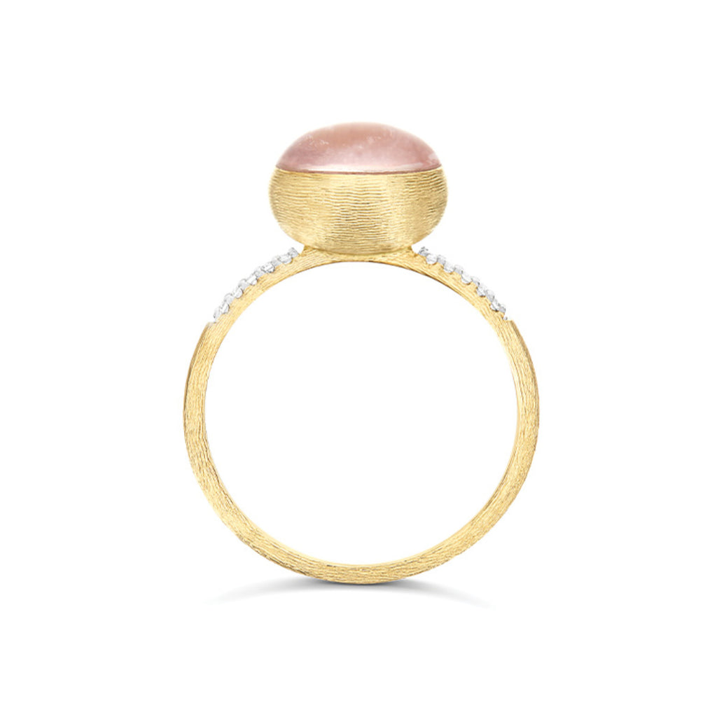 Nanis Boules Ring (AS3-609) aus Gelbgold mit Diamant
