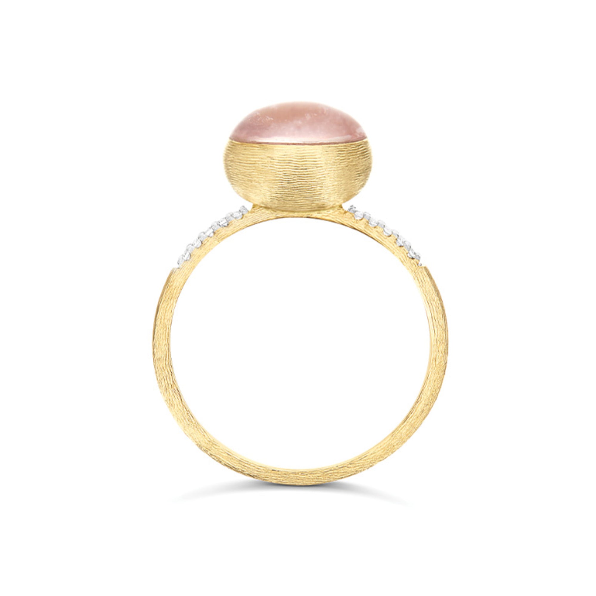 Nanis Boules Ring (AS3-609) aus Gelbgold mit Diamant