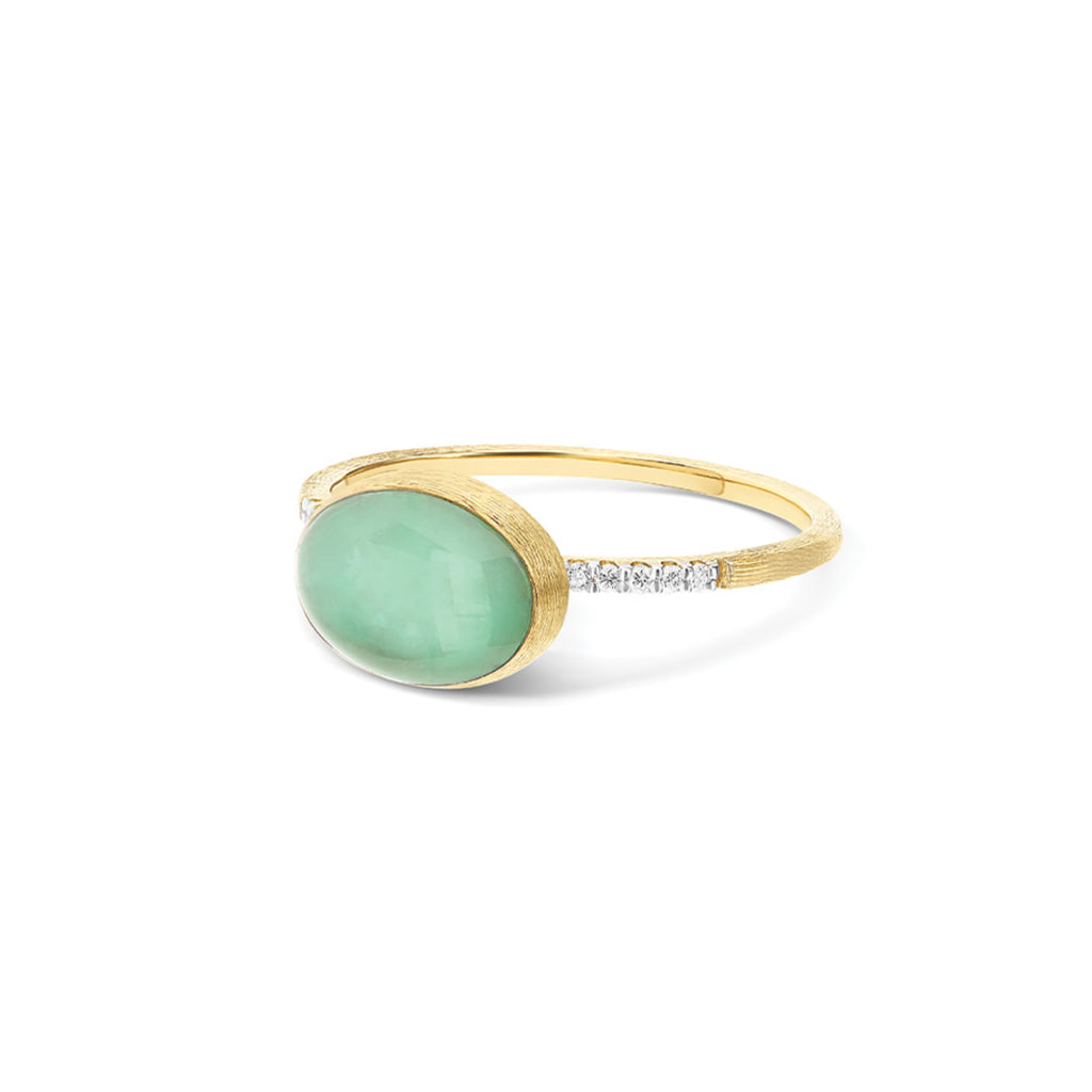 Nanis Boules Ring (AS4-609) aus Gelbgold mit Diamant