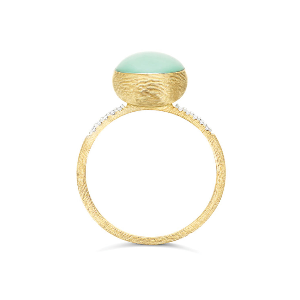 Nanis Boules Ring (AS4-609) aus Gelbgold mit Diamant