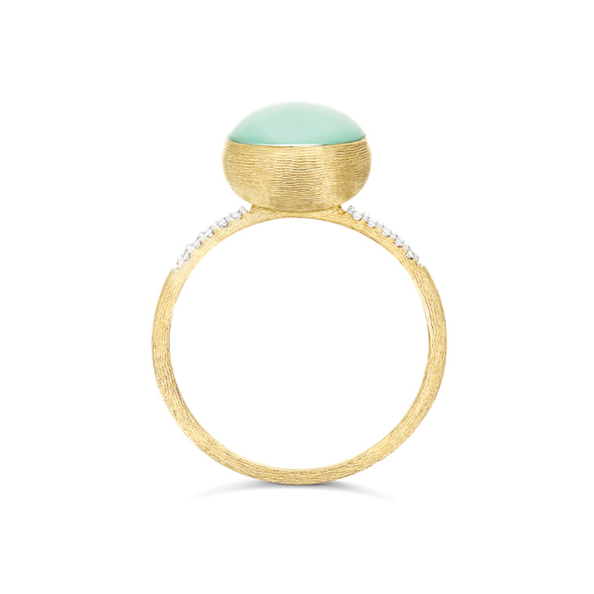 Nanis Boules Ring (AS4-609) aus Gelbgold mit Diamant