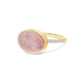 Nanis Boules Ring (AS7-609) aus Gelbgold mit Diamant