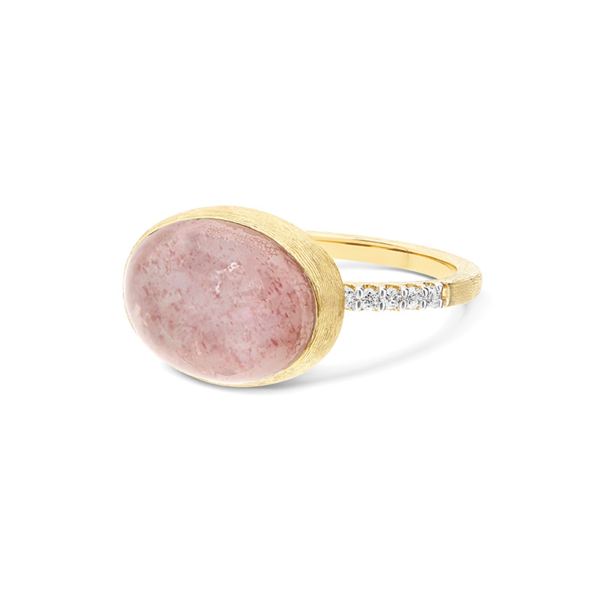 Nanis Boules Ring (AS7-609) aus Gelbgold mit Diamant