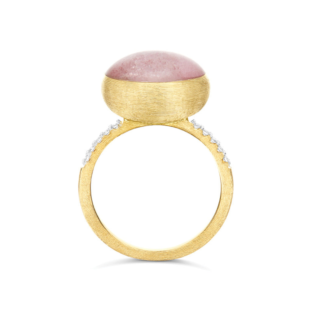 Nanis Boules Ring (AS7-609) aus Gelbgold mit Diamant
