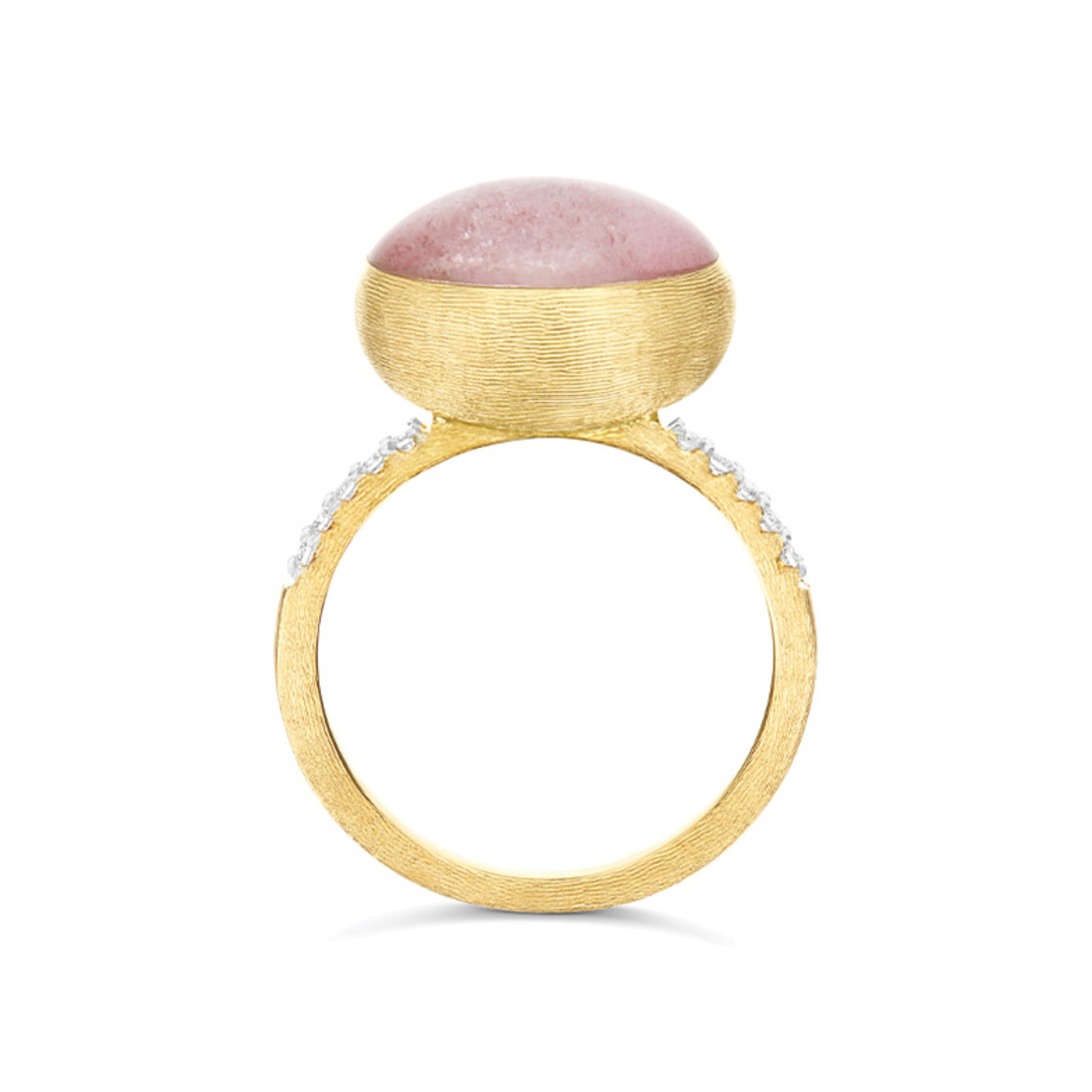 Nanis Boules Ring (AS7-609) aus Gelbgold mit Diamant