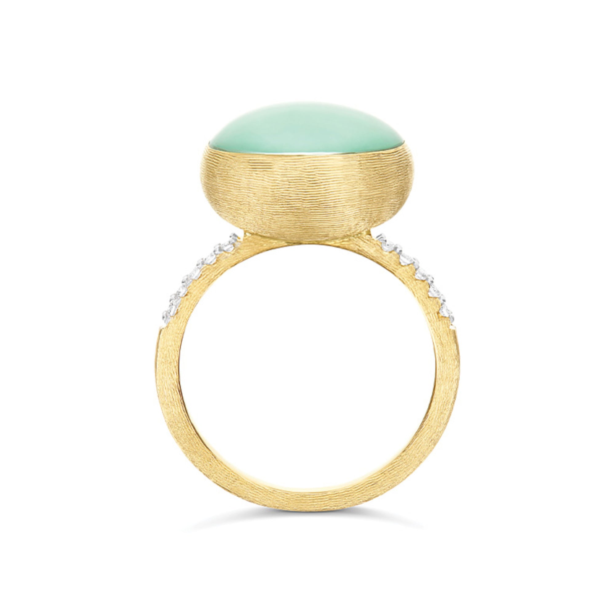 Nanis Boules Ring (AS8-609) aus Gelbgold mit Diamant