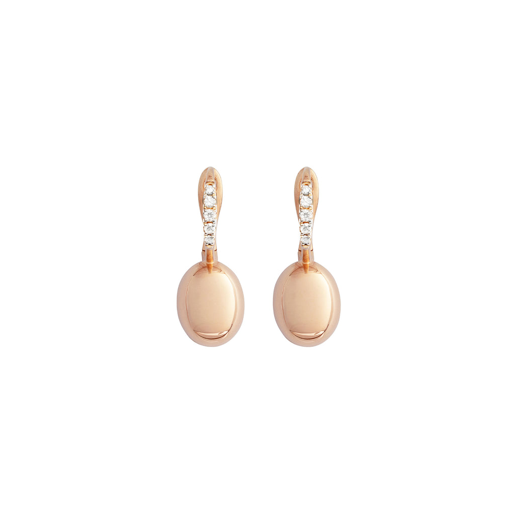 Nanis Ciliegine Ohrhänger - OS17-583_rose (rose) aus Roségold mit Diamant