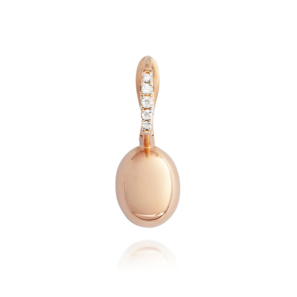 Nanis Ciliegine Ohrhänger - OS17-583_rose (rose) aus Roségold mit Diamant