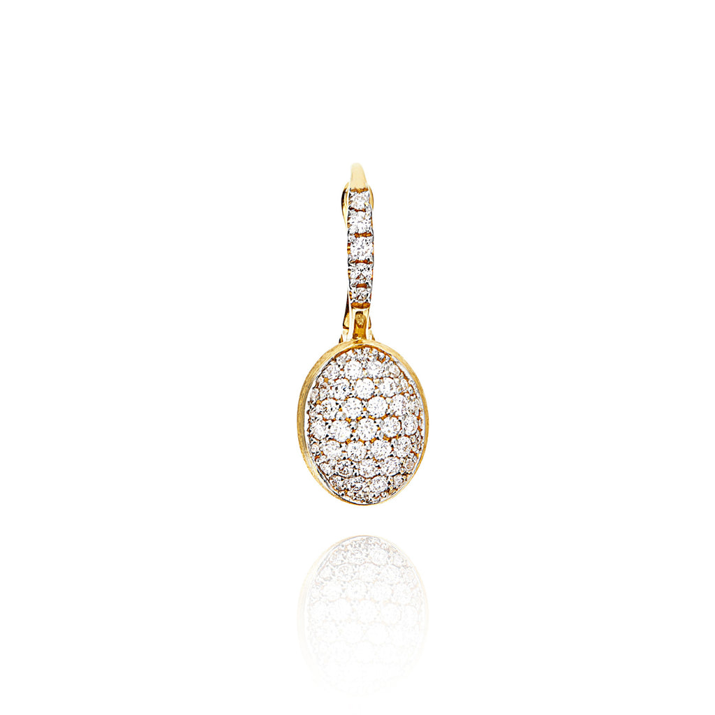 Nanis Ciliegine Ohrhänger (OS25-583) aus Gelbgold mit Diamant