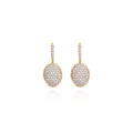 Nanis Ciliegine Ohrhänger (OS27-583) aus Gelbgold mit Diamant