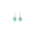 Nanis Ciliegine Ohrringe (OS1-609) aus Gelbgold mit Diamant