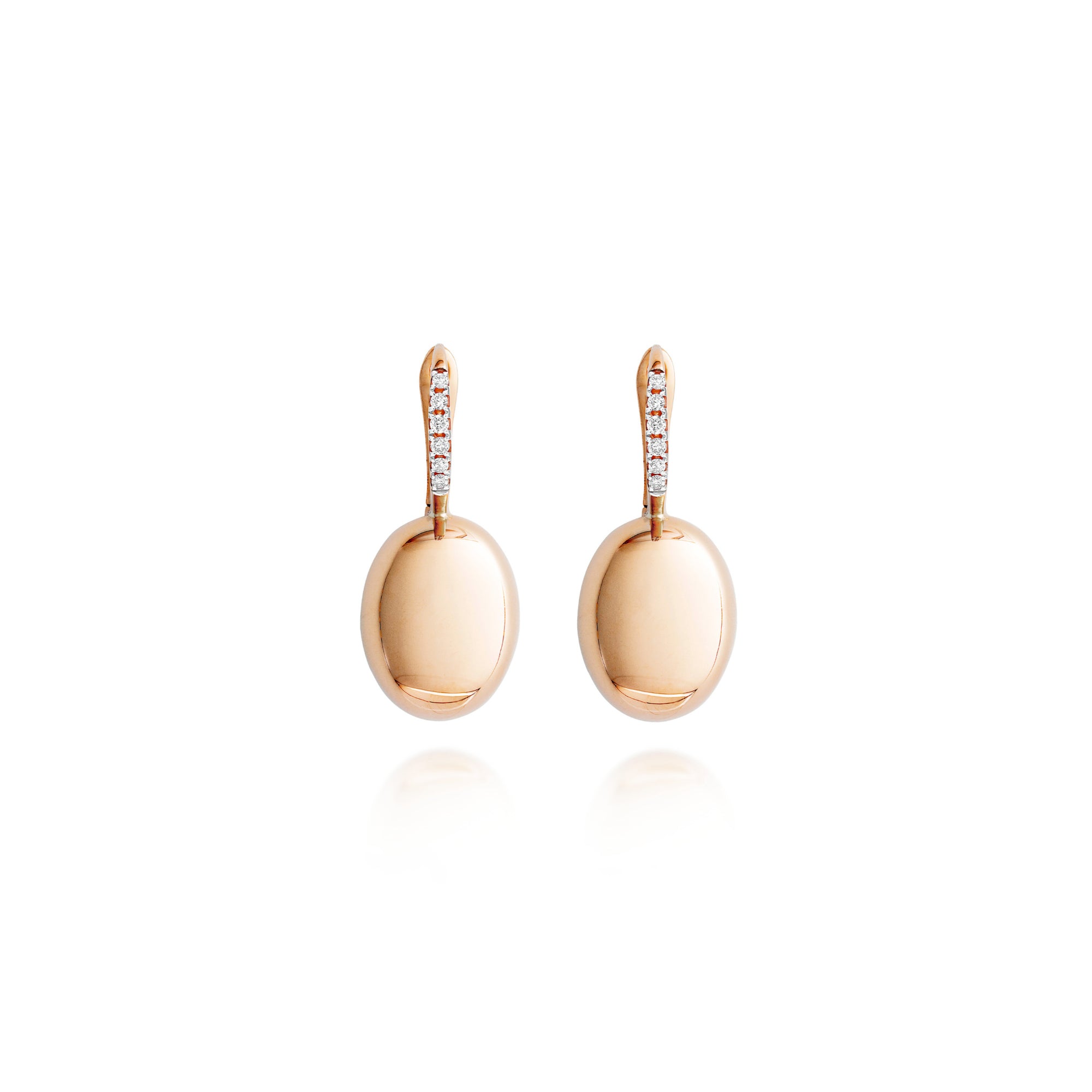 Nanis Ciliegine Ohrringe - OS16-583_rose (rose) aus Roségold mit Diamant