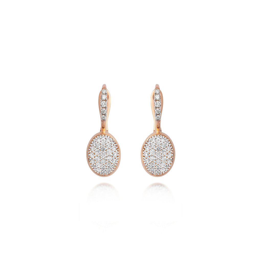 Nanis Ciliegine Ohrringe - OS25-583_rose (rose) aus Roségold mit Diamant