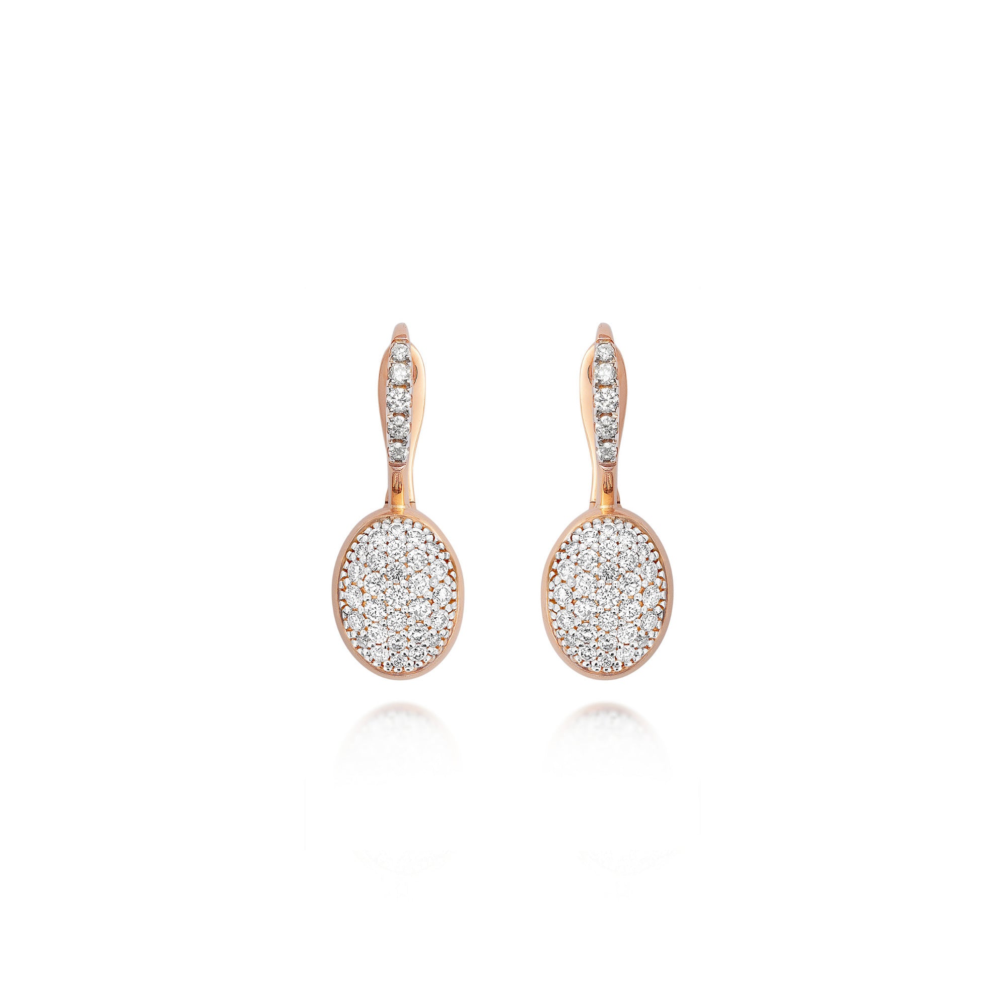 Nanis Ciliegine Ohrringe - OS25-583_rose (rose) aus Roségold mit Diamant