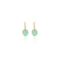 Nanis Ciliegine Ohrringe (OS4-609) aus Gelbgold mit Diamant