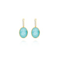 Nanis Ciliegine Ohrringe (OS5-609) aus Gelbgold mit Diamant