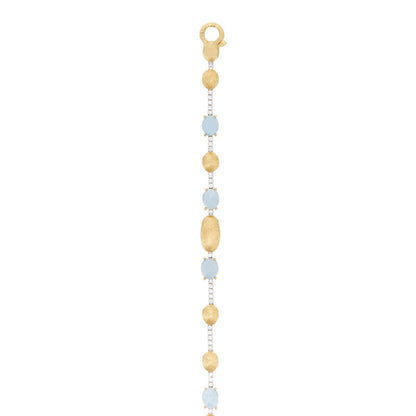 Dancing Azure Armband, Gelbgold • Aquamarin • Diamant von Nanis (BS1-597)