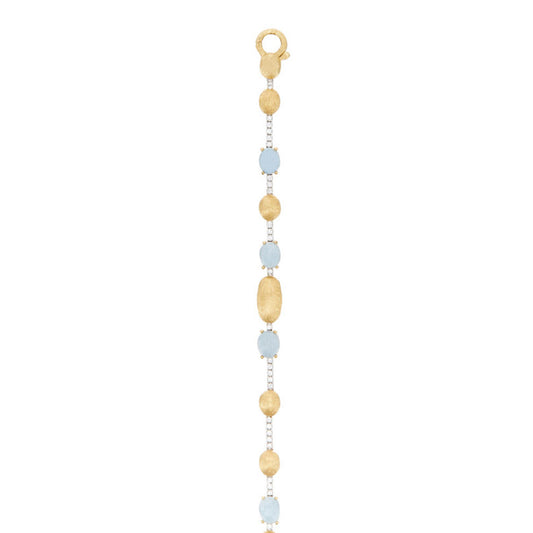 Dancing Azure Armband, Gelbgold • Aquamarin • Diamant von Nanis (BS1-597)