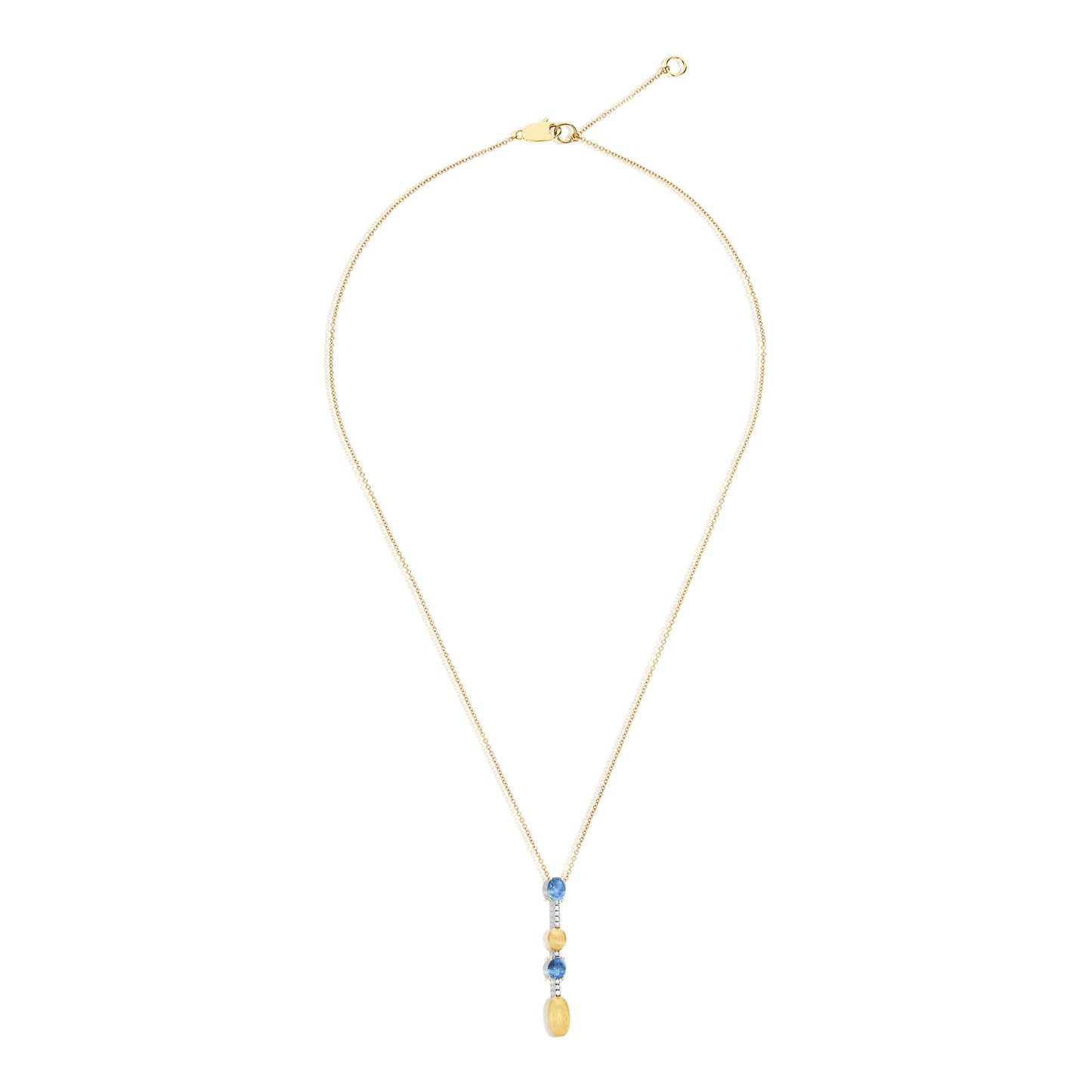 Dancing Azure Collier, Gelbgold • Diamant • Topas von Nanis (CS16-597)