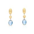 Nanis Dancing Azure Ohrhänger (OS32-597) aus Gelbgold mit Diamant
