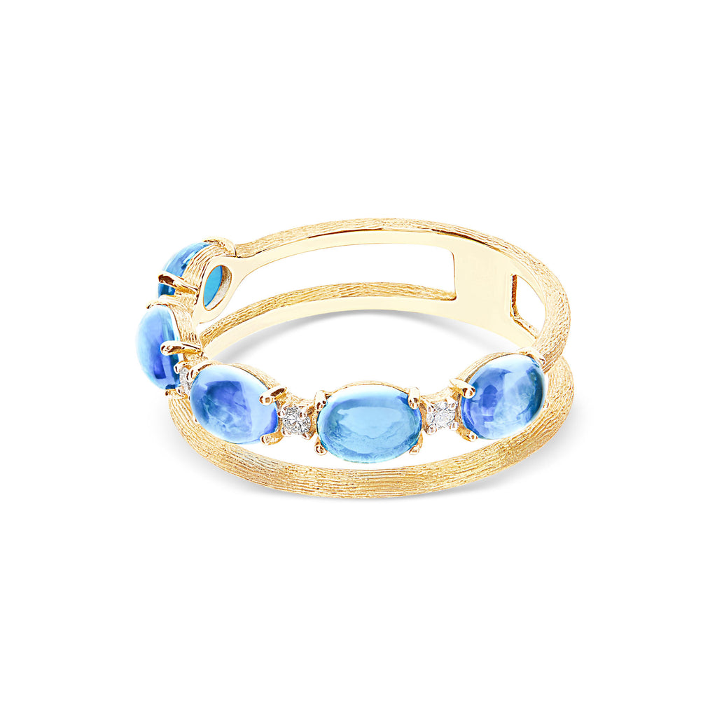 Nanis Dancing Azure Ring (AS41-597) aus Gelbgold mit Diamant