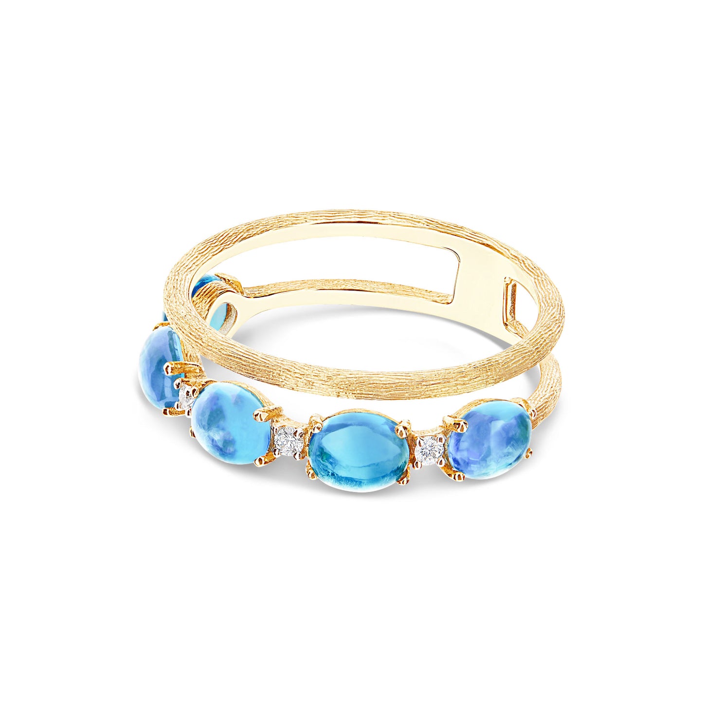 Dancing Azure Ring, Roségold • Amethyst von Nanis (AS41-597)