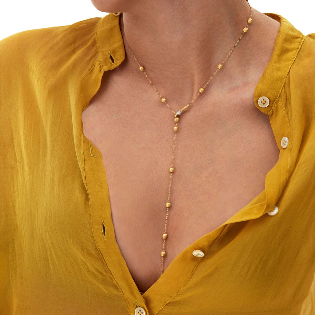 Nanis Dancing Élite Collier (CS10-583) aus Gelbgold mit Diamant