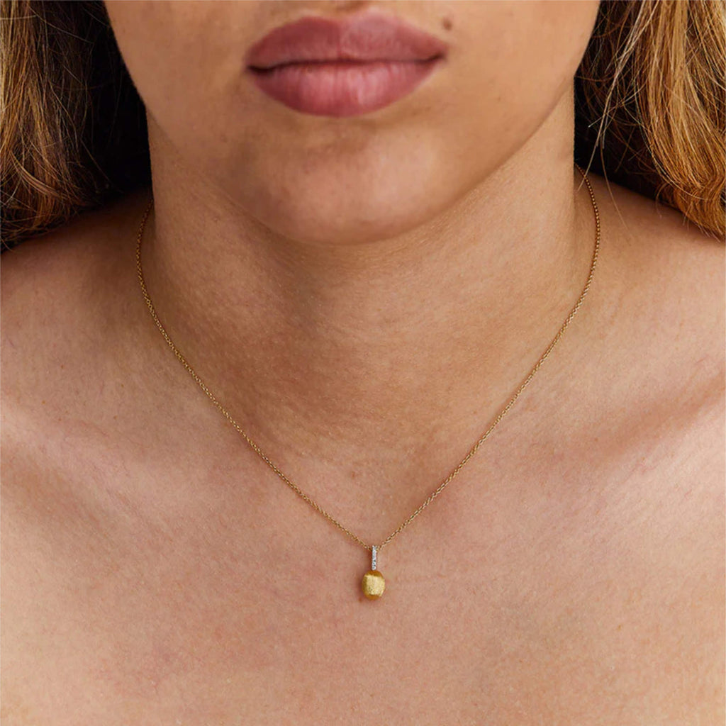 Nanis Dancing Élite Collier (CS12-589) aus Gelbgold mit Diamant