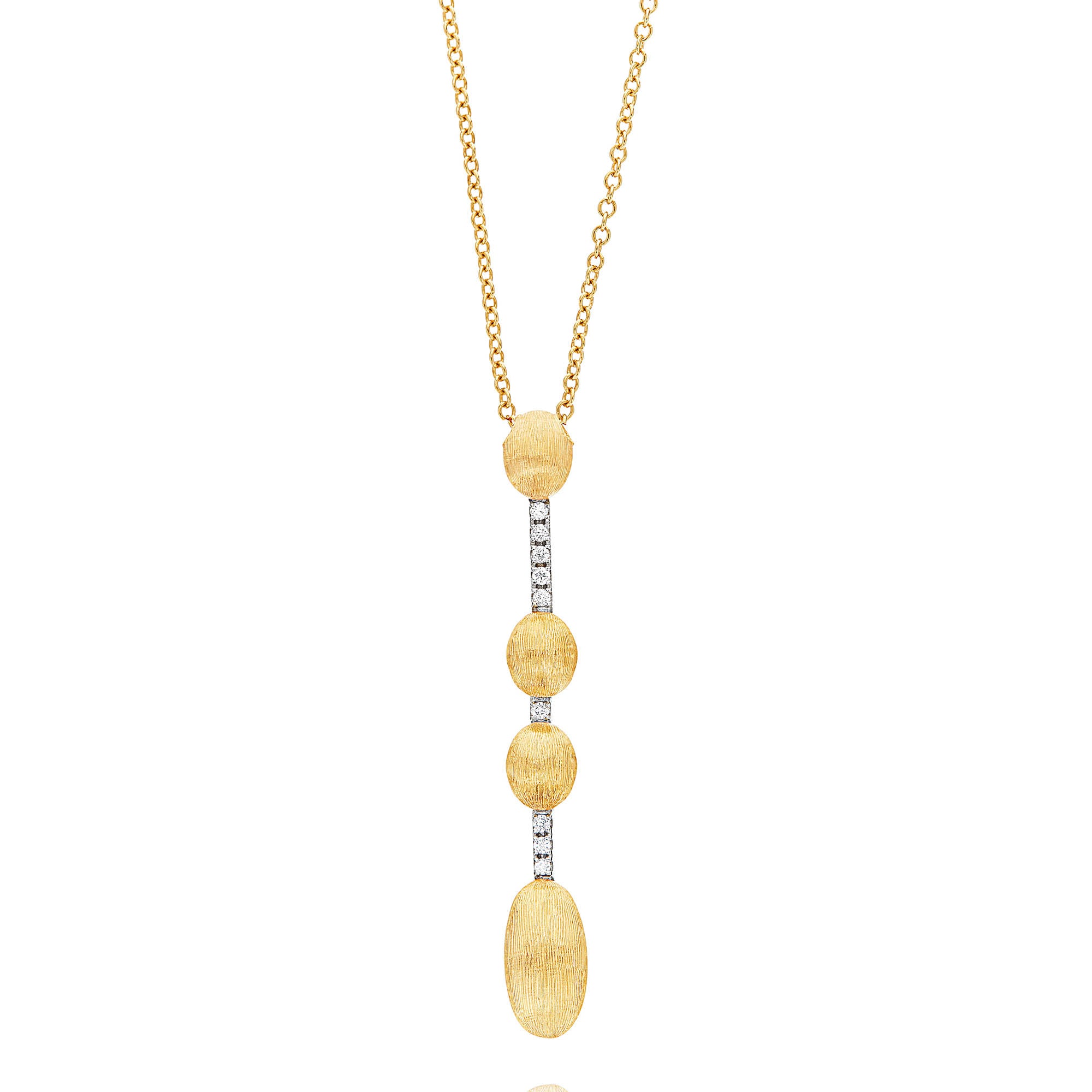 Nanis Dancing Élite Collier (CS3-589) aus Gelbgold mit Diamant