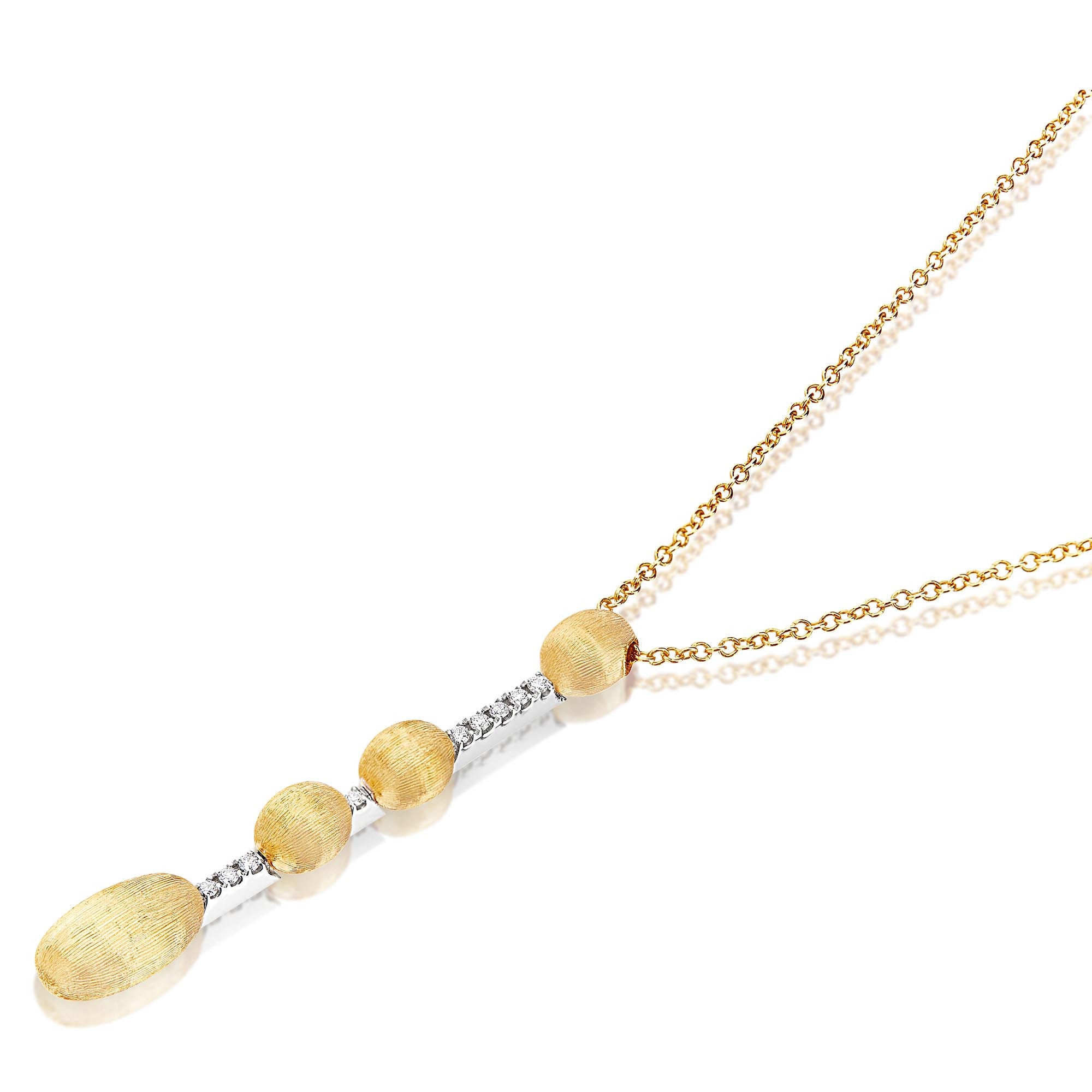 Nanis Dancing Élite Collier (CS3-589) aus Gelbgold mit Diamant