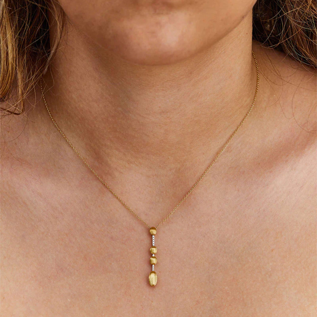 Nanis Dancing Élite Collier (CS3-589) aus Gelbgold mit Diamant
