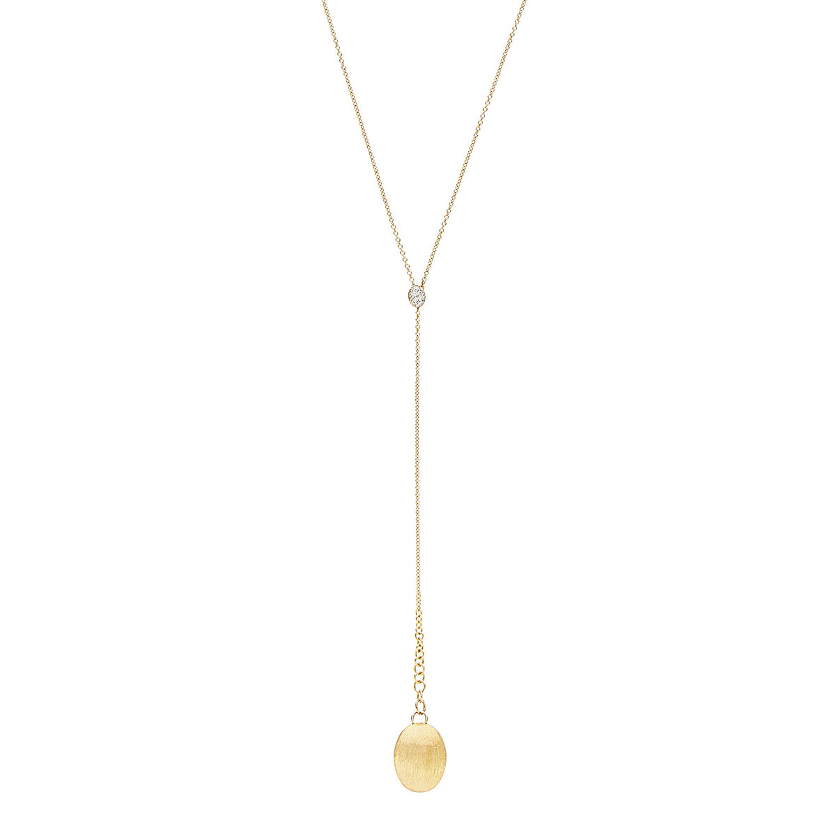 Nanis Dancing Élite Halskette (CS11-583) aus Gelbgold mit Diamant