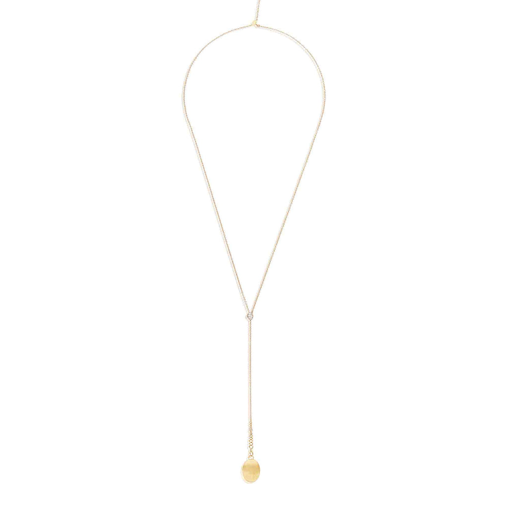 Nanis Dancing Élite Halskette (CS11-583) aus Gelbgold mit Diamant