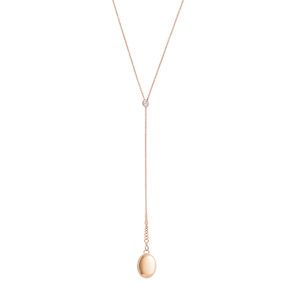 Nanis Dancing Élite Halskette - CS11-583_rose (rose) aus Roségold mit Diamant