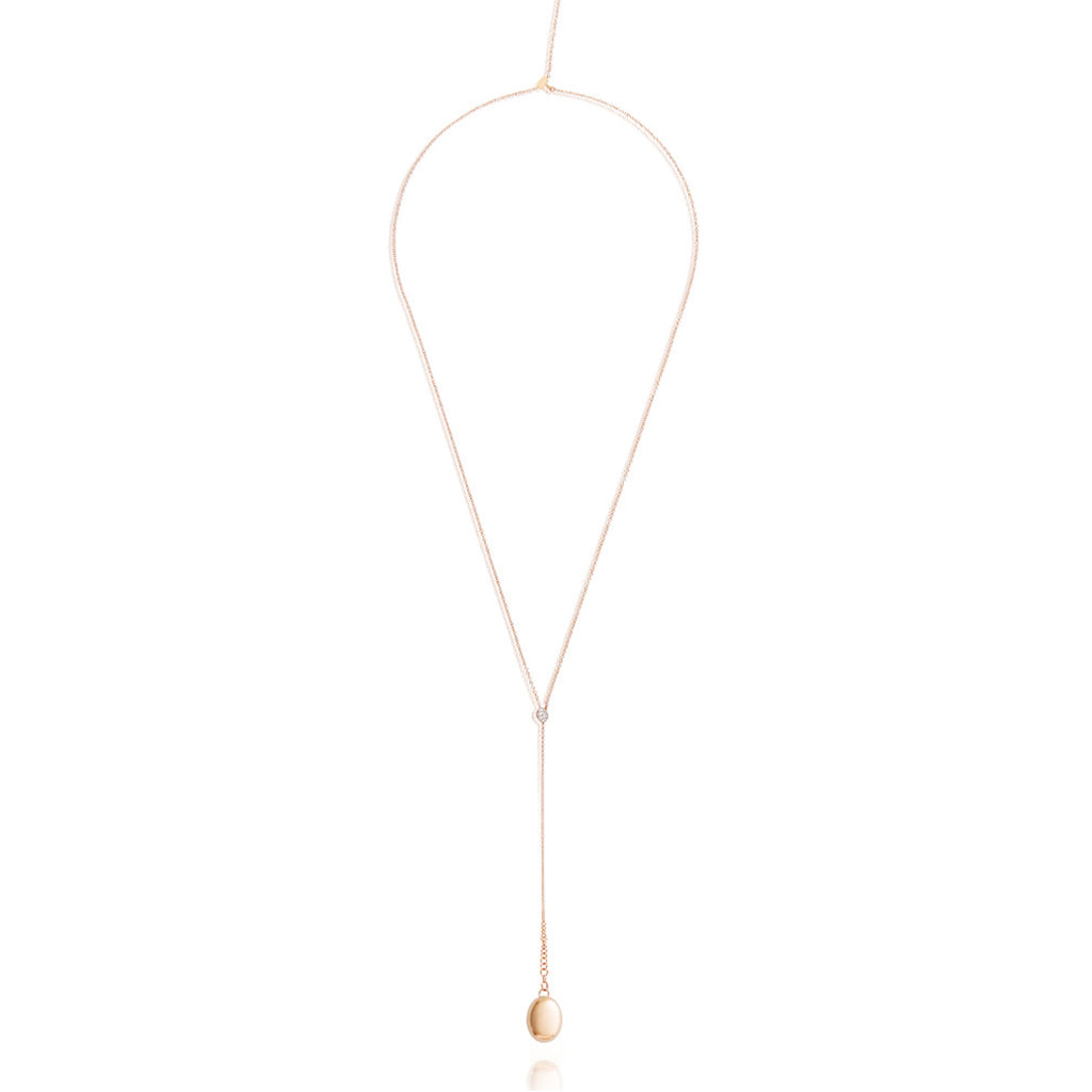Nanis Dancing Élite Halskette - CS11-583_rose (rose) aus Roségold mit Diamant