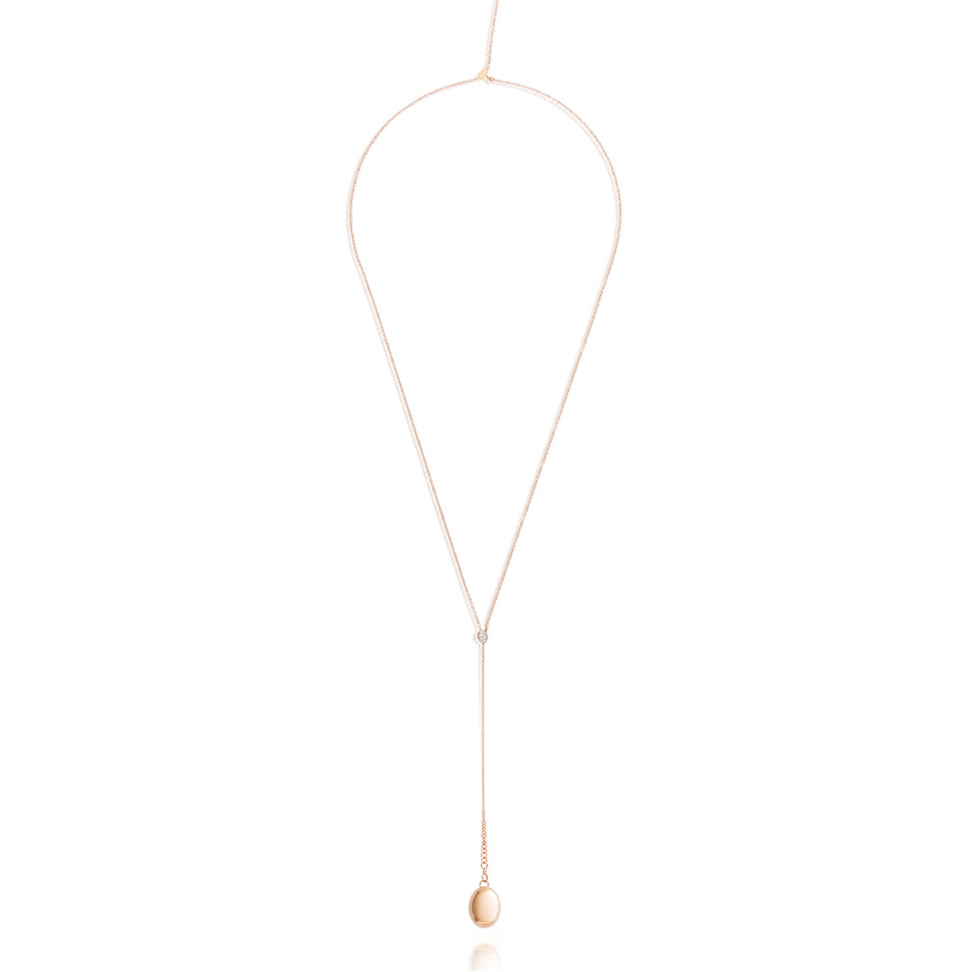 Nanis Dancing Élite Halskette - CS11-583_rose (rose) aus Roségold mit Diamant