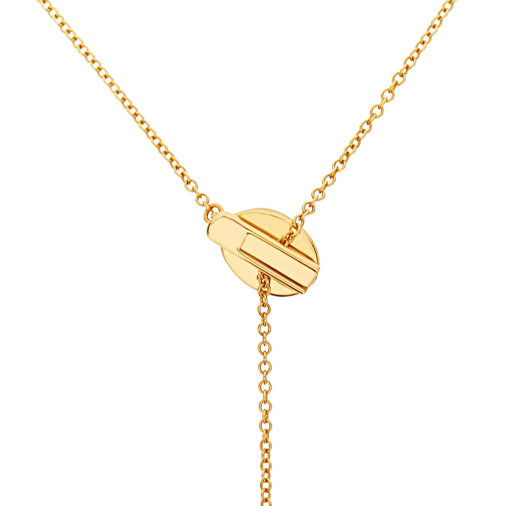 Nanis Dancing Élite Halskette (CS14-538) aus Gelbgold mit Diamant