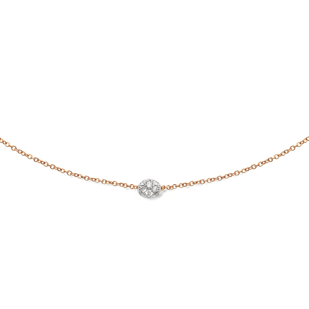 Nanis Dancing Élite Halskette - CS34-583_rose (rose) aus Roségold mit Diamant