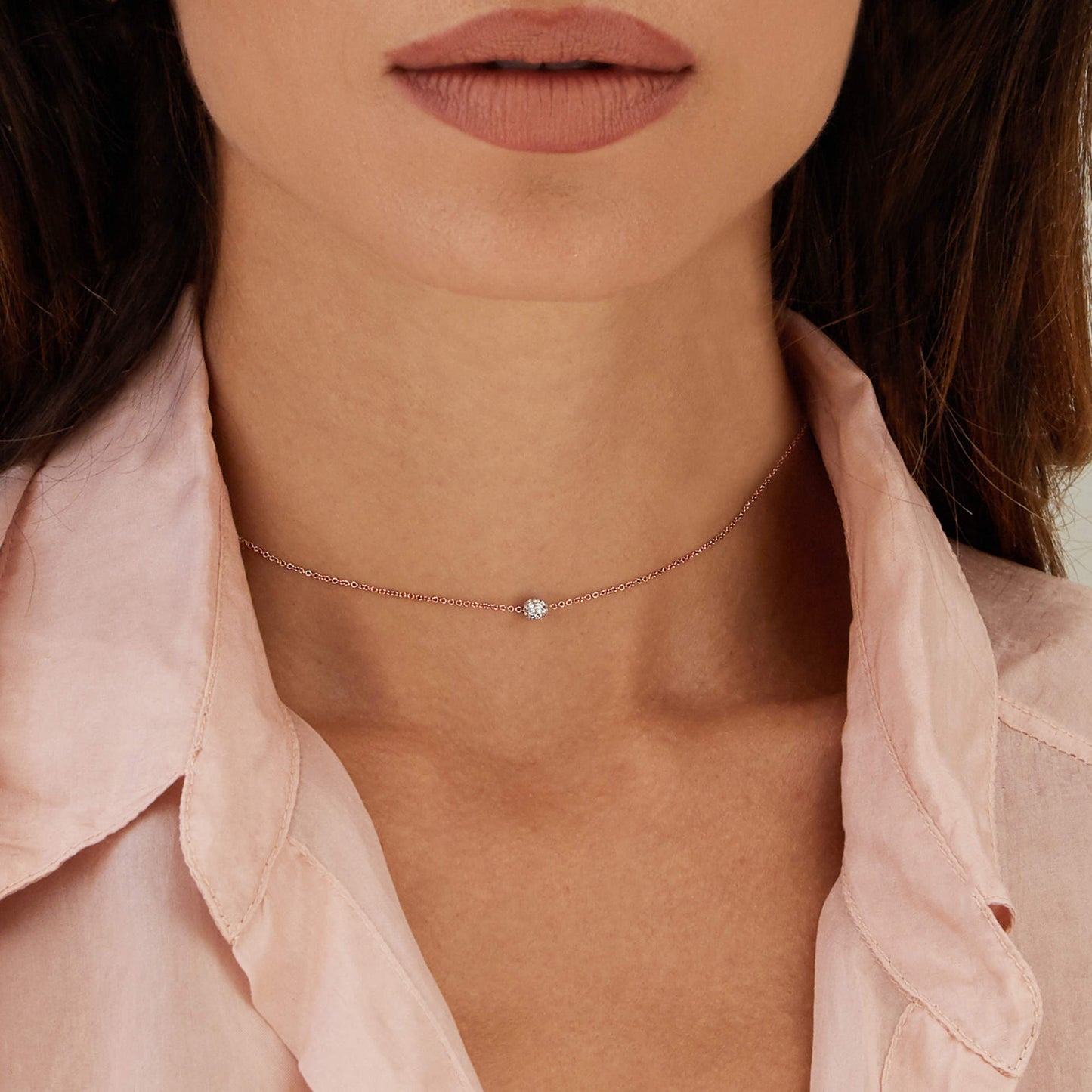 Dancing Élite Halskette, Roségold • Diamant von Nanis (CS34-583_rose)