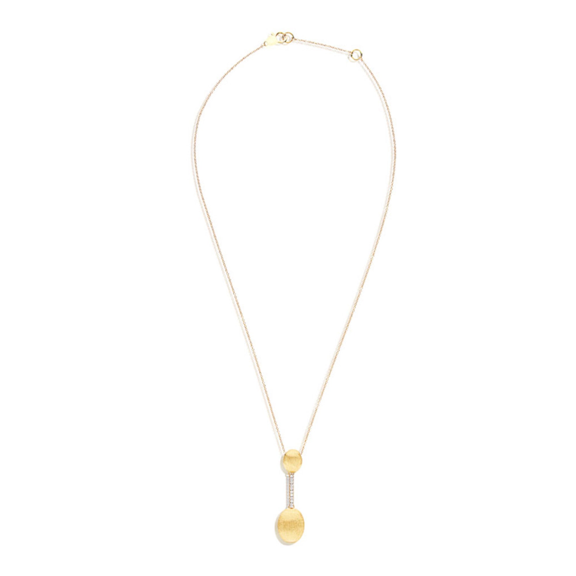 Nanis Dancing Élite Halskette (CS5-583) aus Gelbgold mit Diamant