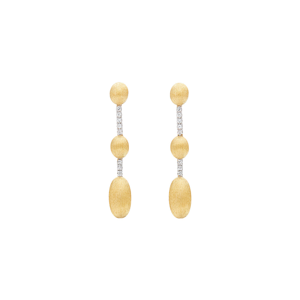 Nanis Dancing Élite Ohrhänger (OS1-589) aus Gelbgold mit Diamant