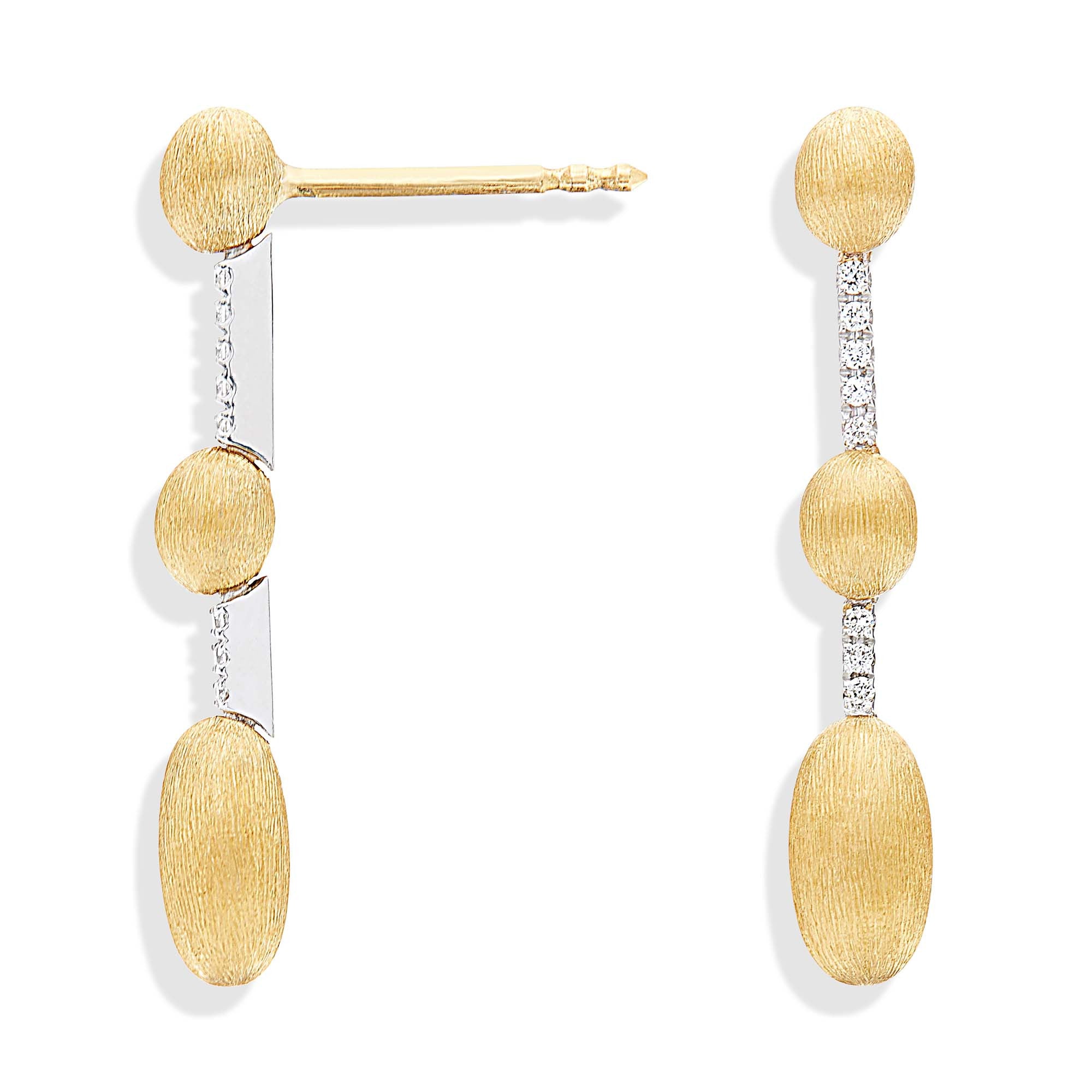 Nanis Dancing Élite Ohrhänger (OS1-589) aus Gelbgold mit Diamant
