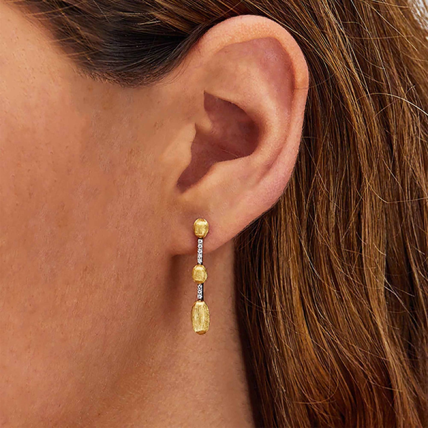 Dancing Élite Ohrhänger, Gelbgold • Diamant von Nanis (OS1-589)