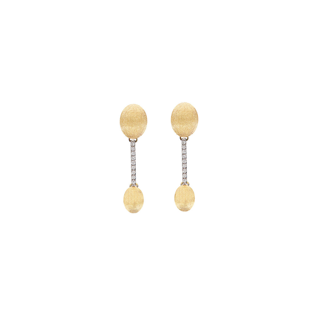 Nanis Dancing Élite Ohrhänger (OS14-583) aus Gelbgold mit Diamant