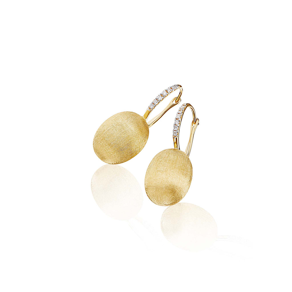 Nanis Dancing Élite Ohrhänger (OS16-583) aus Gelbgold mit Diamant