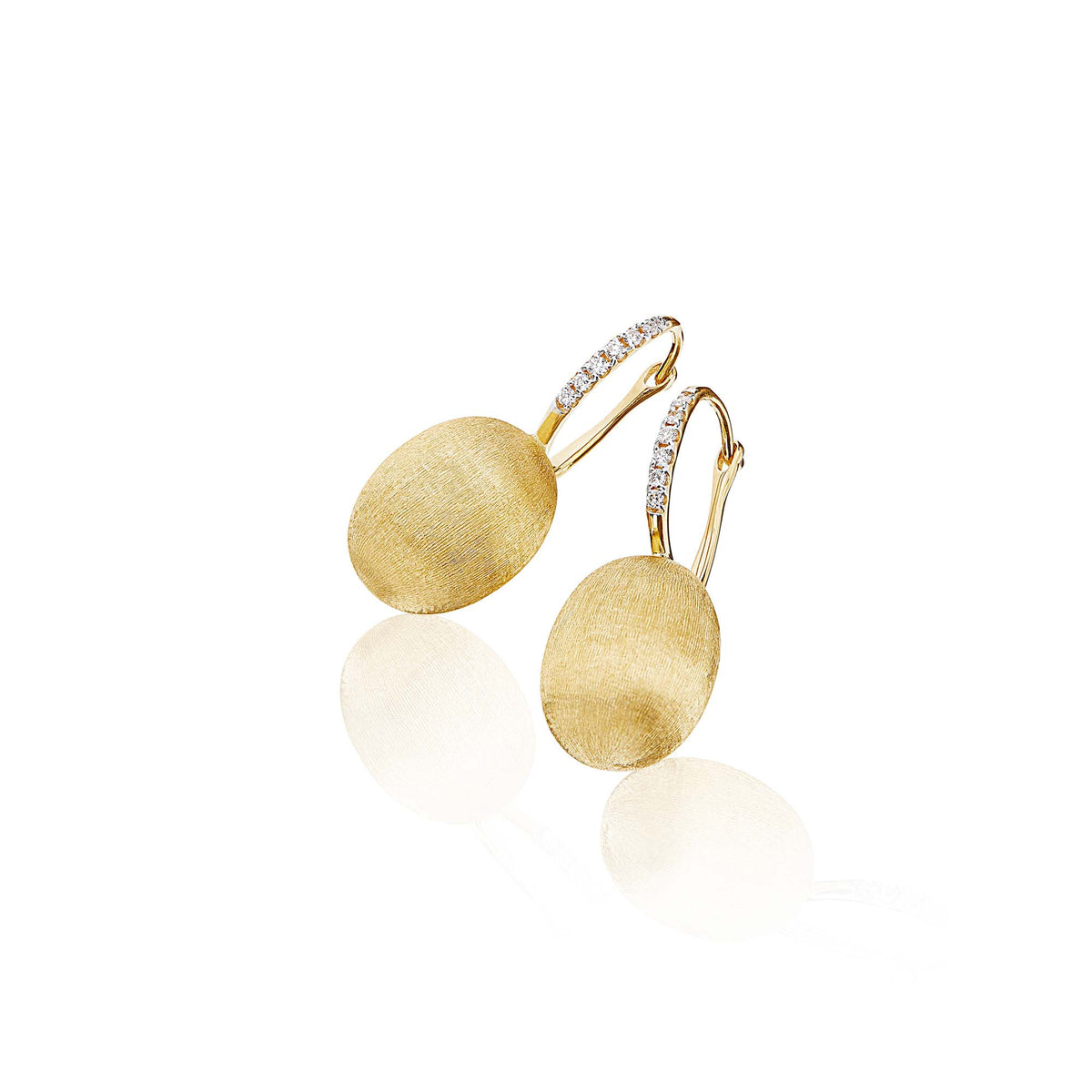 Nanis Dancing Élite Ohrhänger (OS16-583) aus Gelbgold mit Diamant