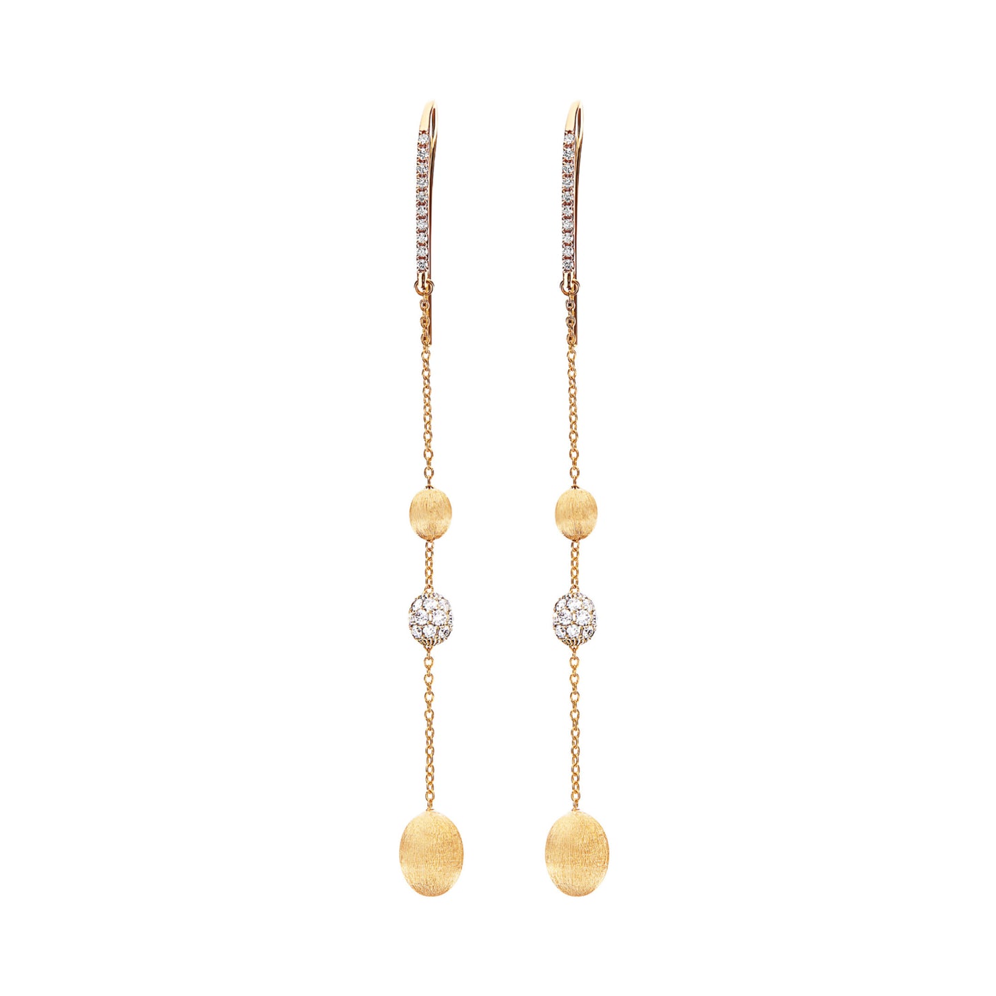 Dancing Élite Ohrhänger, Gelbgold • Diamant von Nanis (OS28-583)