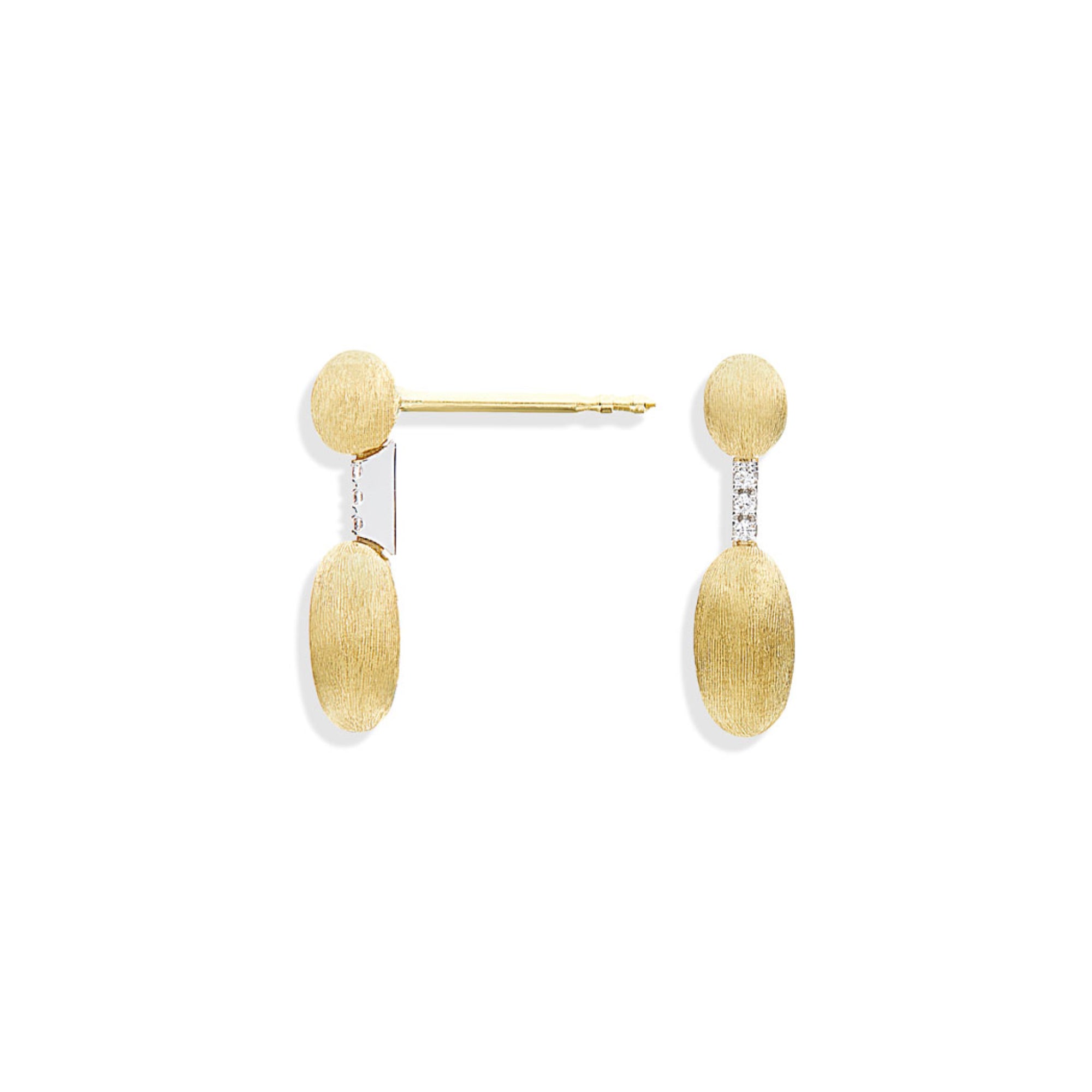 Nanis Dancing Élite Ohrhänger (OS3-589) aus Gelbgold mit Diamant